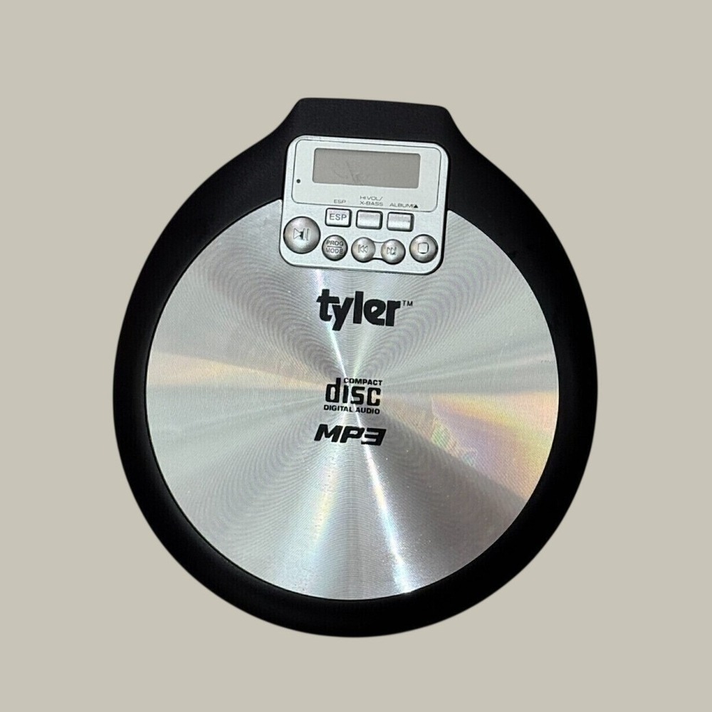 Tyler TDM-01 Portable CD MP3 Player Anti-Skip X-Bass Tested Working